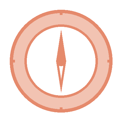 slow travel compass